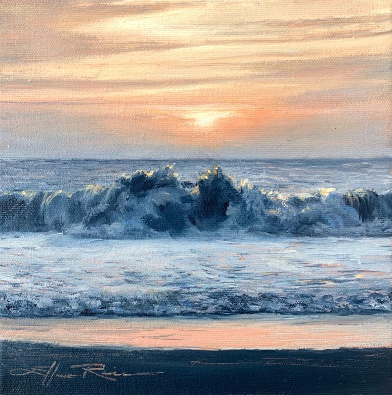 Artist Ellen Rice will be signing prints of her “Sunrise” painting at her gallery Aug. 3.